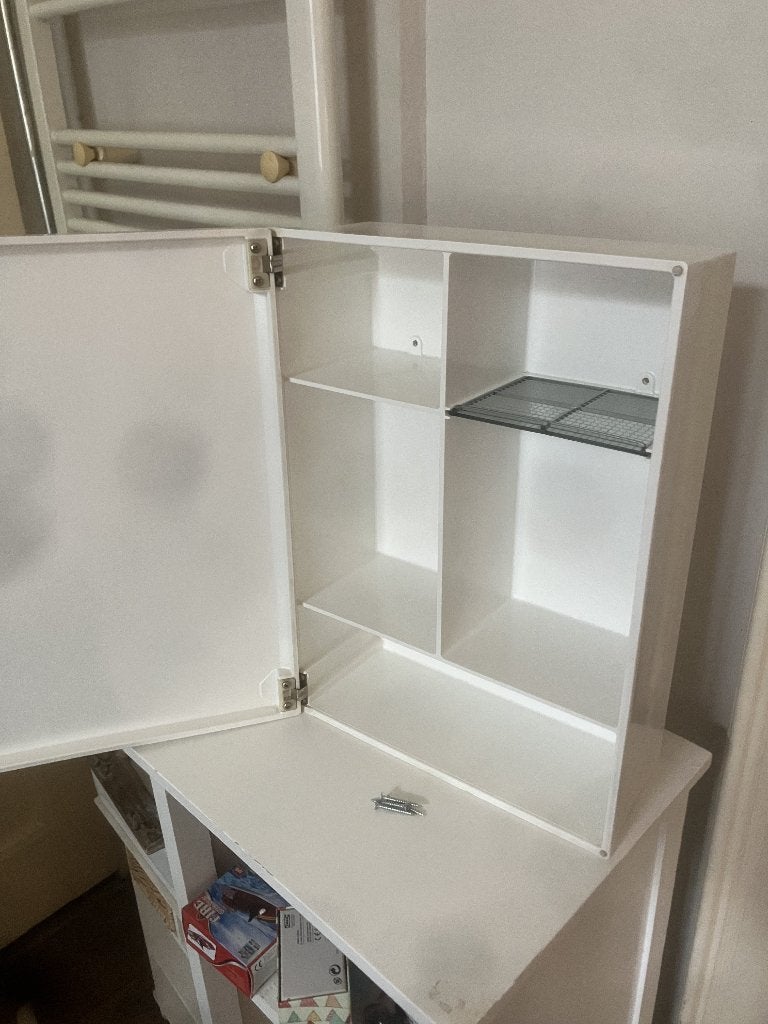 Wit medicijnen/badkamerkast, Minder dan 50 cm, Gebruikt, Overige typen, Ophalen of Verzenden