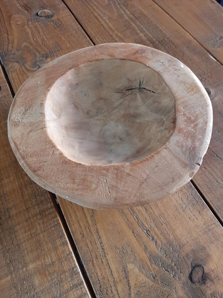 Mooi houten plateau / schaal, Huis en Inrichting, Hout, Gebruikt, Ophalen of Verzenden, Landelijk