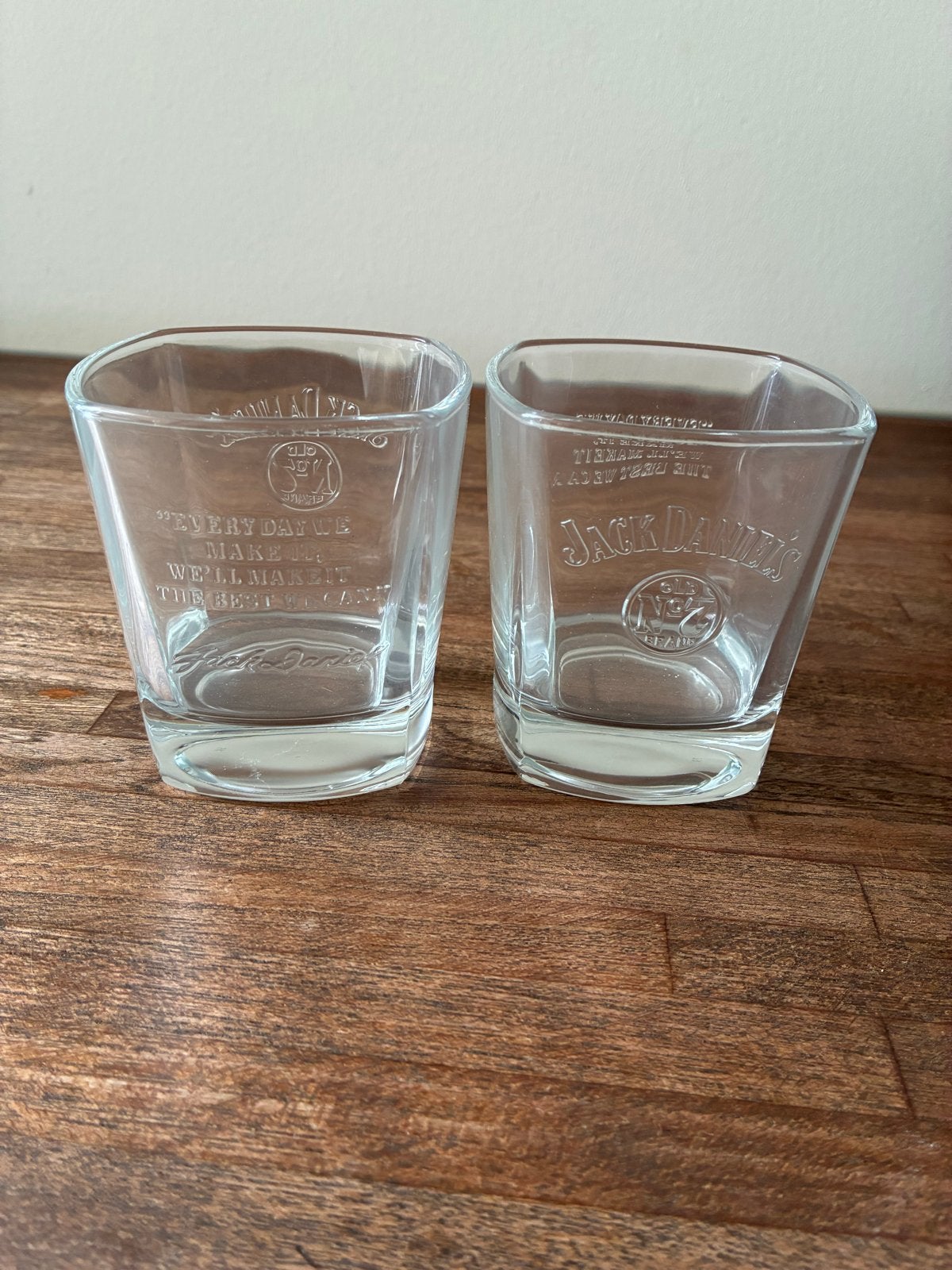 Set van 2 Jack Daniel's whiskey glazen, Glas of Glazen, Overige merken, Nieuw, Ophalen of Verzenden