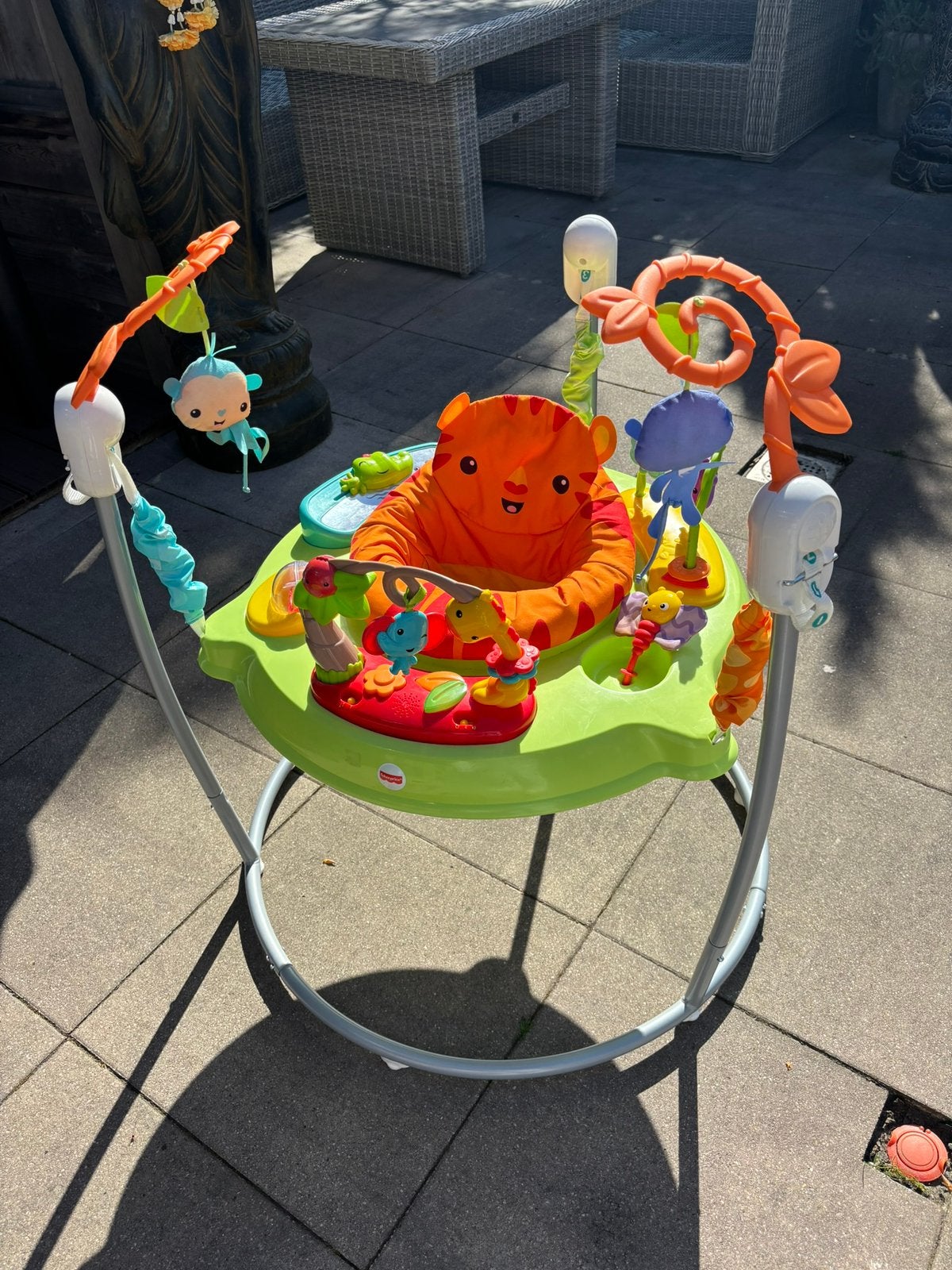 Fisher-Price Jumperoo met tijgerzitje, Ophalen, Zo goed als nieuw, Speelset