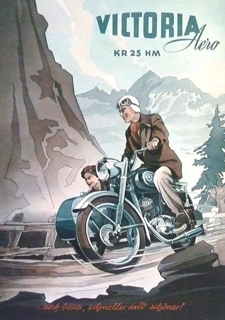 Folder VICTORIA KR25 HM Aero 05/ 1952, Motoren, Ophalen of Verzenden, Overige merken