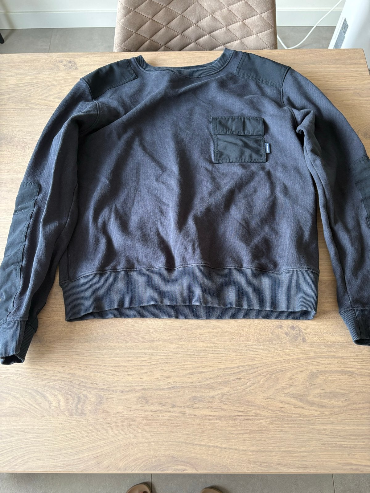 The GoodPeople sweater - Blauw - Maat M, Ophalen of Verzenden, Gedragen, Maat 48/50 (M), Blauw
