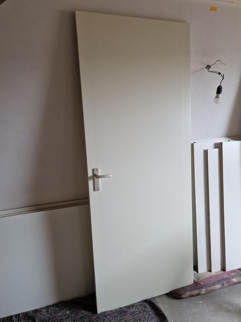 Opdek deur rechtsdraaiend 211,5 x 83 cm, Doe-het-zelf en Verbouw, Deuren en Horren, Ophalen of Verzenden, Zo goed als nieuw, Binnendeur