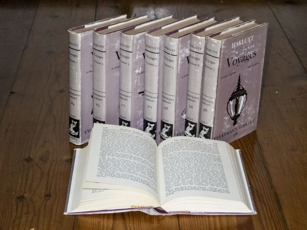 Hakluyt - Voyages (compleet in 8 delen), Boeken, Ophalen of Verzenden, Gelezen, Richard Hakluyt, Europa