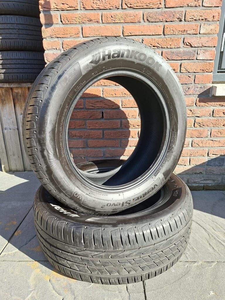 2x 235 60 18  Zomerbanden 7,5mm Hankook Ventus, Auto-onderdelen, Banden en Velgen, Ophalen, 18 inch, Gebruikt, 235 mm
