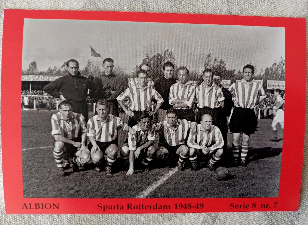 Complete serie van 10 fotokaarten Sparta Rotterdam, Ophalen of Verzenden, Zo goed als nieuw, Sparta, Poster, Plaatje of Sticker