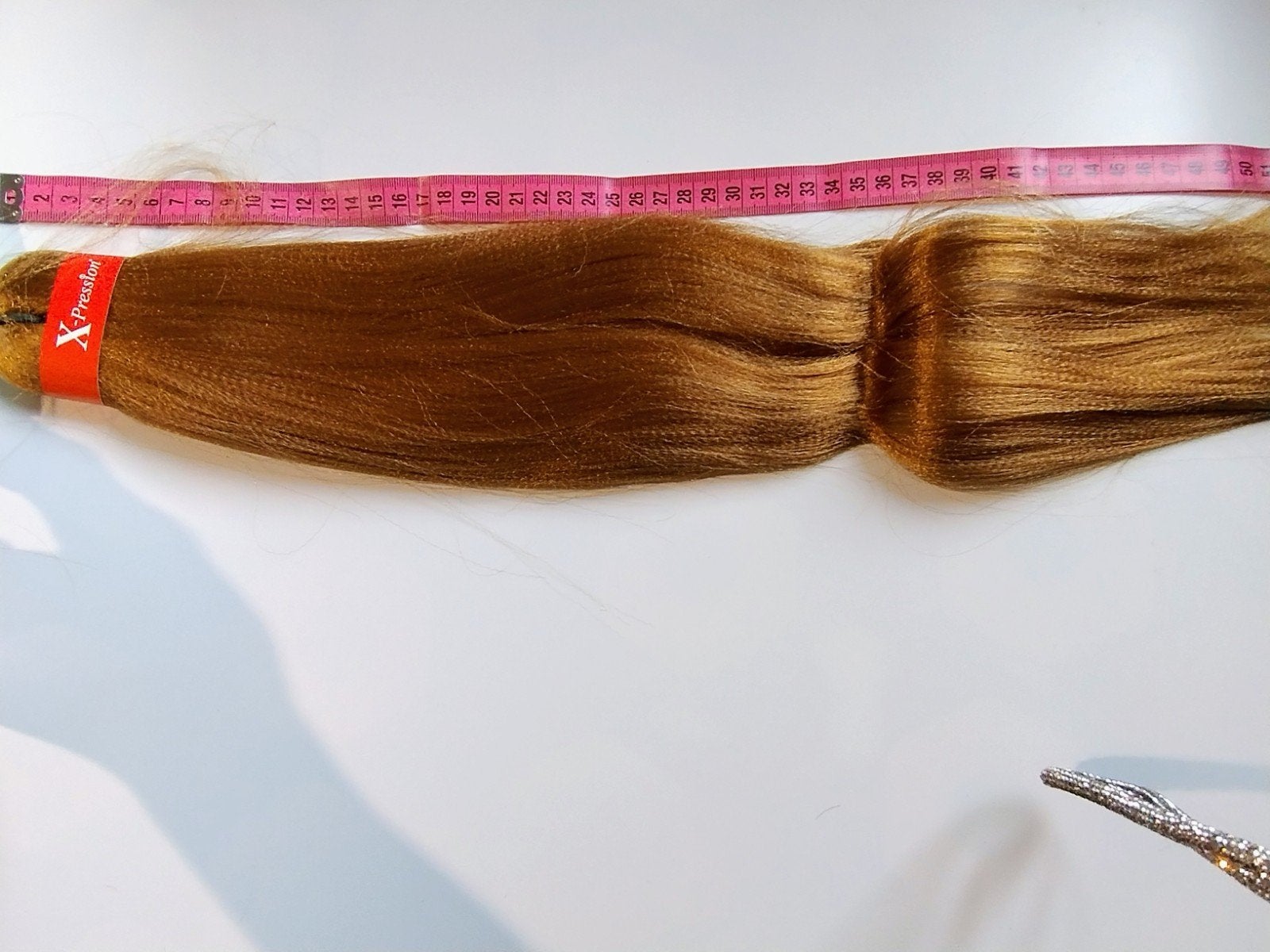 Haarverlenging - Blond/Bruin - 50 cm, Ophalen of Verzenden, Nieuw, Pruik of Haarverlenging