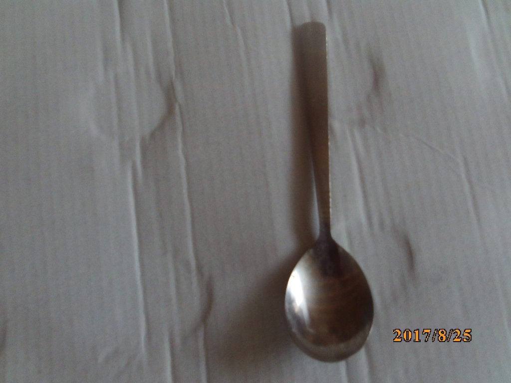 gero zilmeta lepeltje nr. 510, Ophalen of Verzenden, Gebruikt, Rvs of Chroom