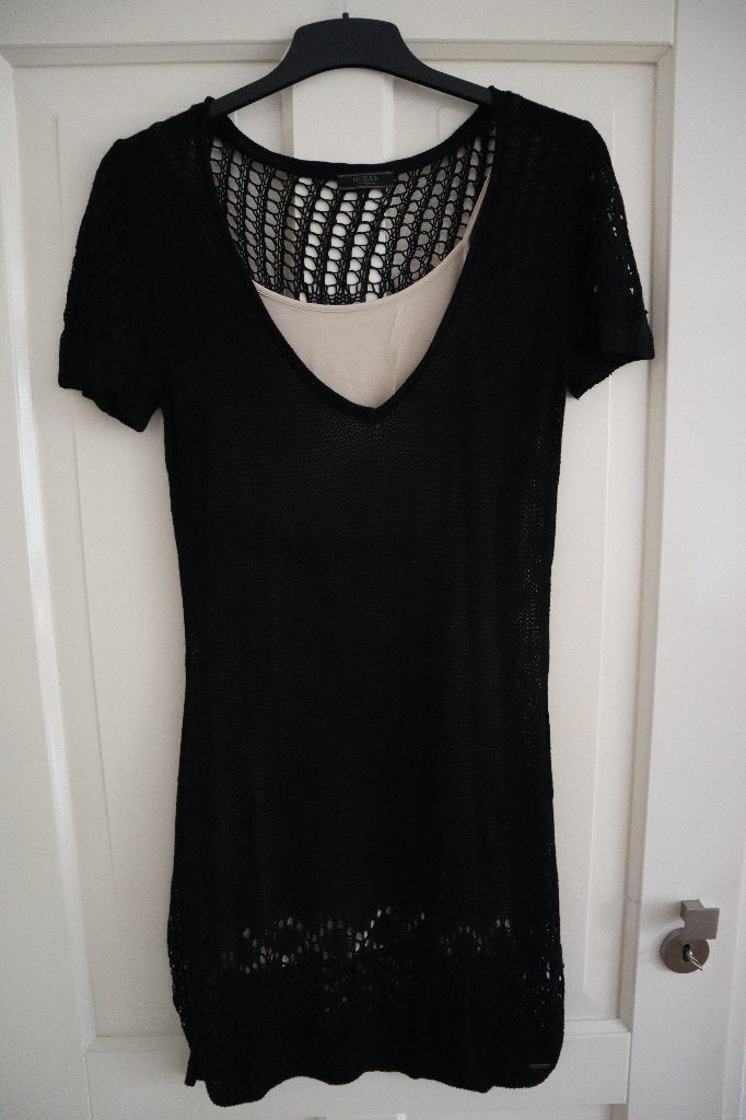 ongedragen Guess jurk maat L, Kleding | Dames, Guess, Zwart, Maat 42/44 (L), Nieuw