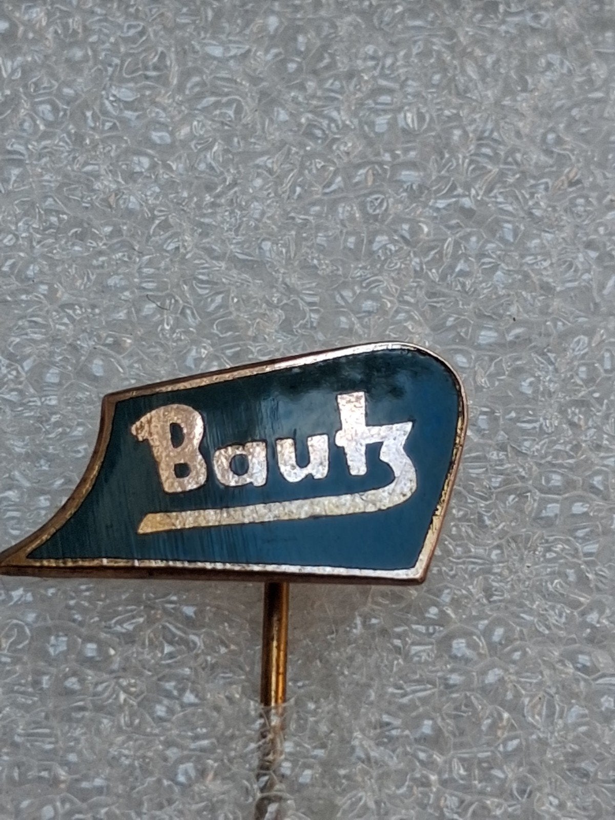 Speldje Bautz oldtimer tractor email., Ophalen of Verzenden, Gebruikt, Overige onderwerpen