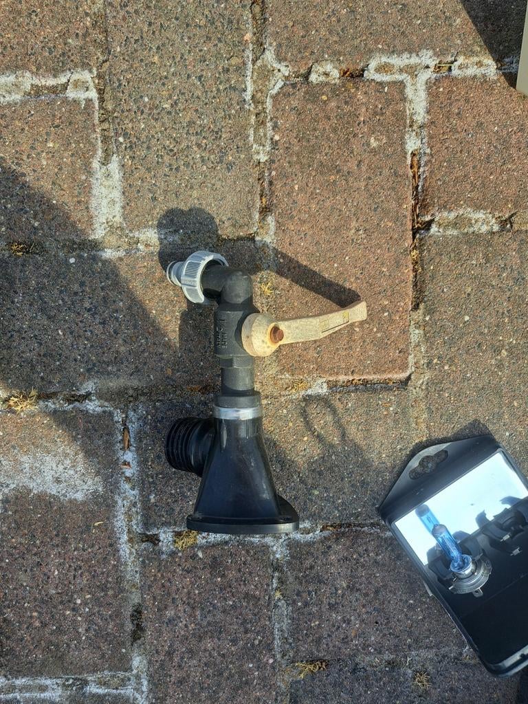 Gardena buitenkraan, Tuin en Terras, Ophalen of Verzenden, Gebruikt, Zwenksproeier