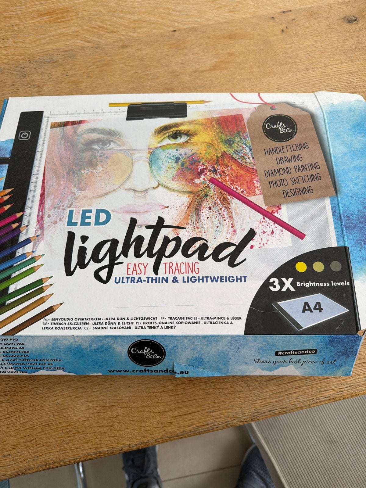 LED Lightpad A4 - Teken- en Traceringstablet, Ophalen of Verzenden, Zo goed als nieuw, Overige typen