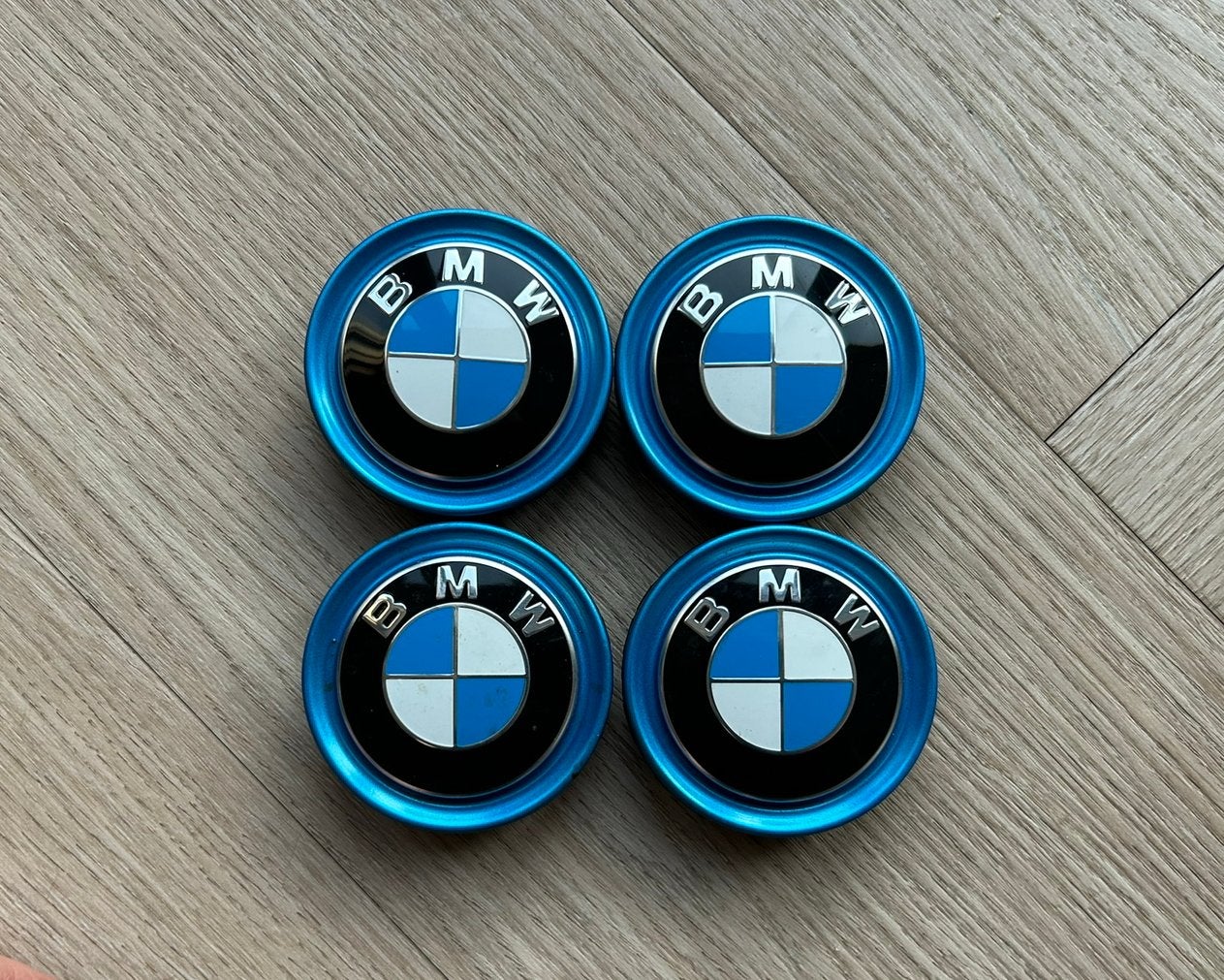 BMW i Naafdoppen naafkappen logos 56mm origineel, Ophalen of Verzenden, Zo goed als nieuw, **, BMW