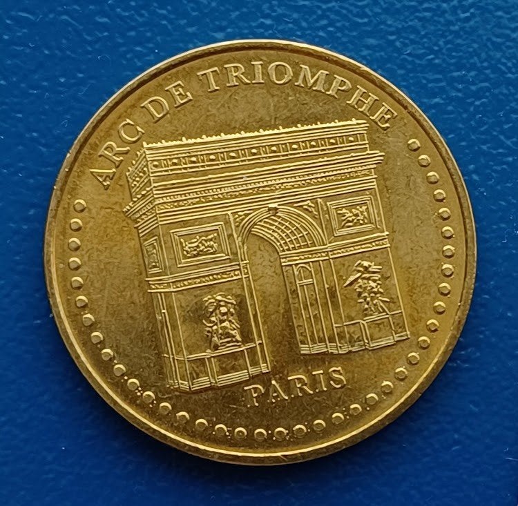 Penning Parijs Arc de Triomphe - Monnaie de Paris 2009, Ophalen of Verzenden, Overige materialen, Buitenland