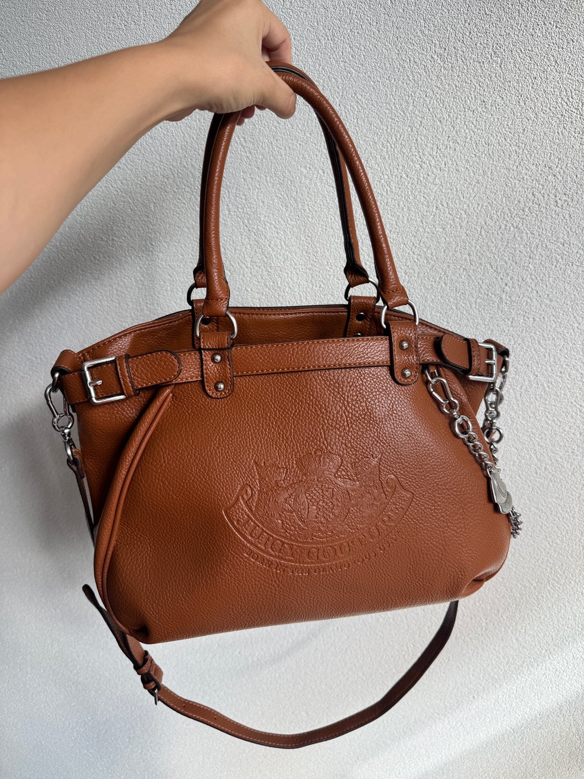 Juicy Couture bruine grove tote schoudertas, Juicy Couture, Bruin, Juicy Couture, Shopper