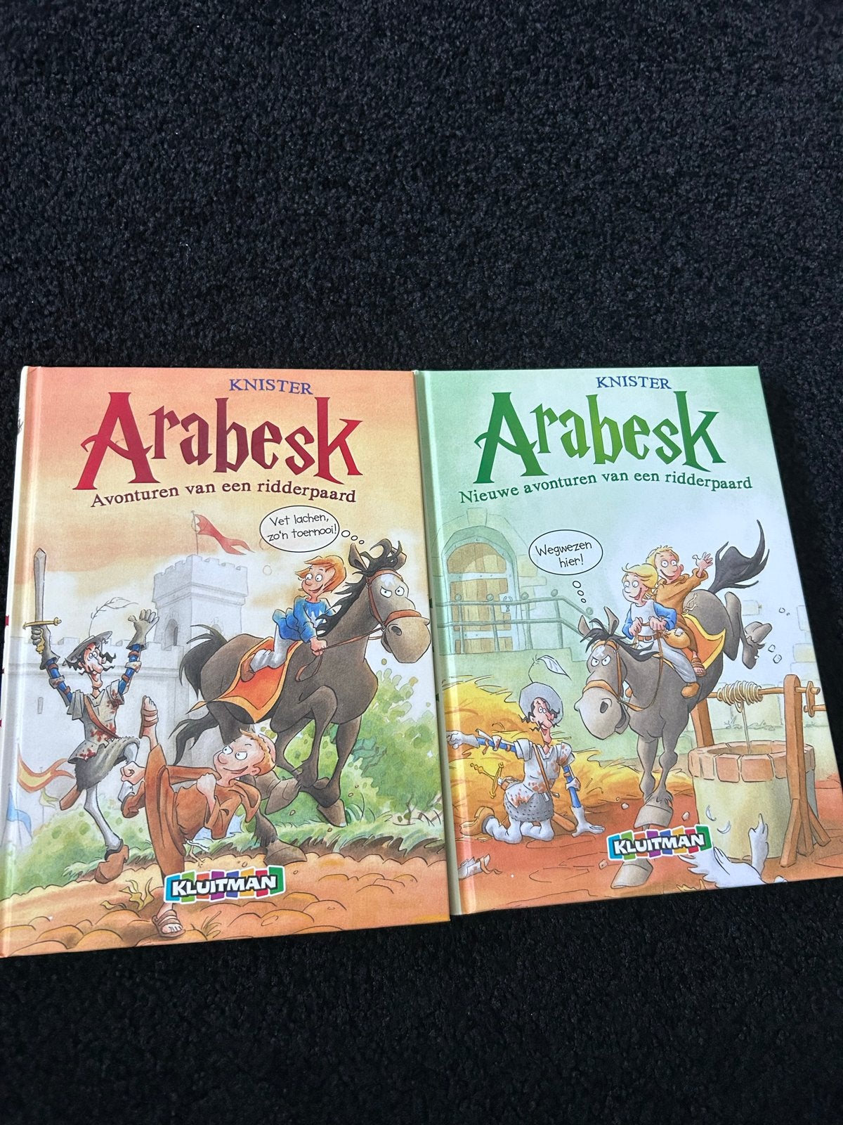 Arabesk boeken - Avonturen van een ridderpaard (2 delen), Ophalen of Verzenden, Zo goed als nieuw, Fictie