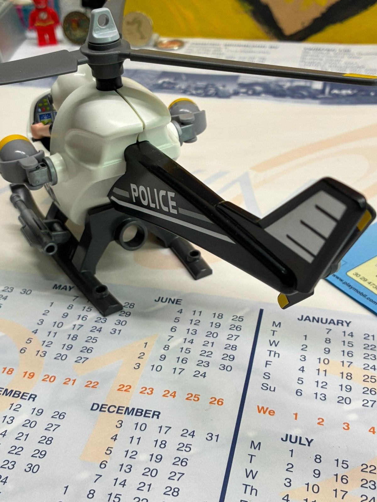 Playmobil politie helikopter 5916, Gebruikt, Complete set, Voertuig, Ophalen of Verzenden