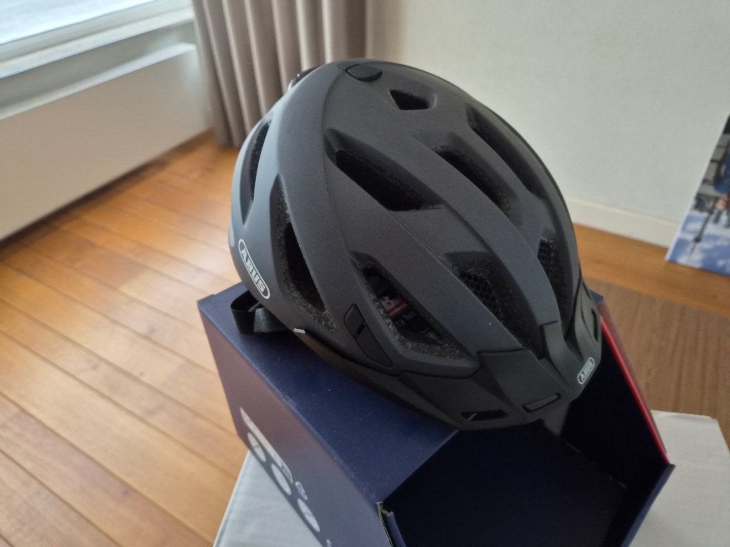 Abus Helm Urban-I 3.0 | Titan maat M, Fietsen en Brommers, M, Nieuw, Ophalen of Verzenden, Abus