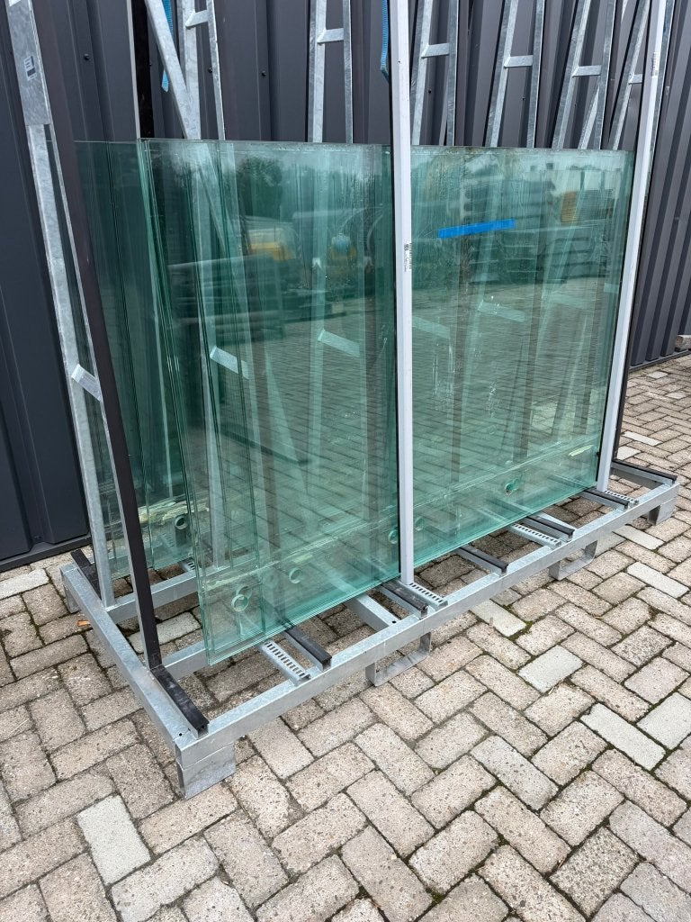 Gelaagd veiligheidsglas 180x120 cm | 10.10.4 glas dikte, Ophalen, Gebruikt, 80 tot 120 cm, Glasplaat