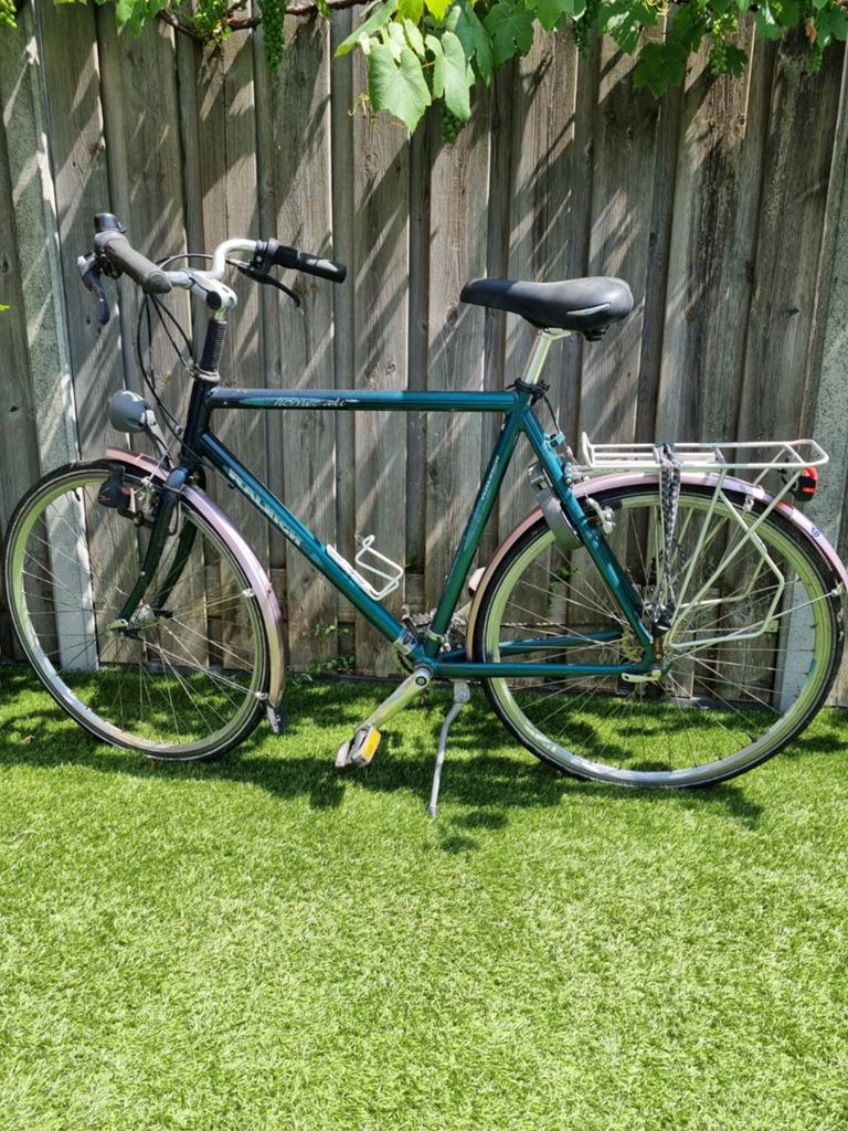 Degelijke toerfiets met versnellingen en bagagedrager, Velgrem, Versnellingen, Ophalen, Overige merken