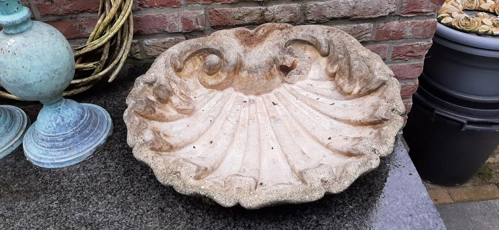Betonnen vogel drinkbak, Verzenden, Rond, Minder dan 25 cm, Minder dan 40 cm