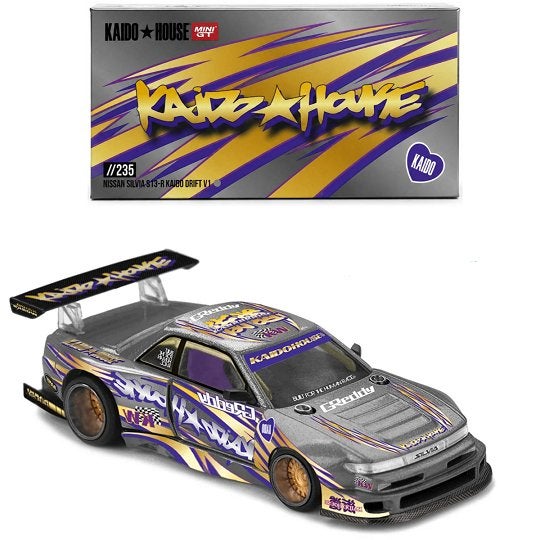 Nissan Silvia S13-R Kaido Drift V1 1:64 Kaido House, Tschuiten@hotmail.com, Duitsland, Auto, Nieuw