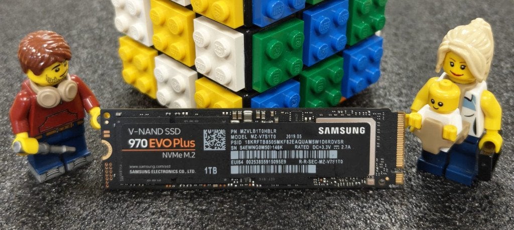 Samsung 970 Evo Plus 1TB NVMe SSD, Computers en Software, Intern, SSD, Ophalen of Verzenden, Zo goed als nieuw