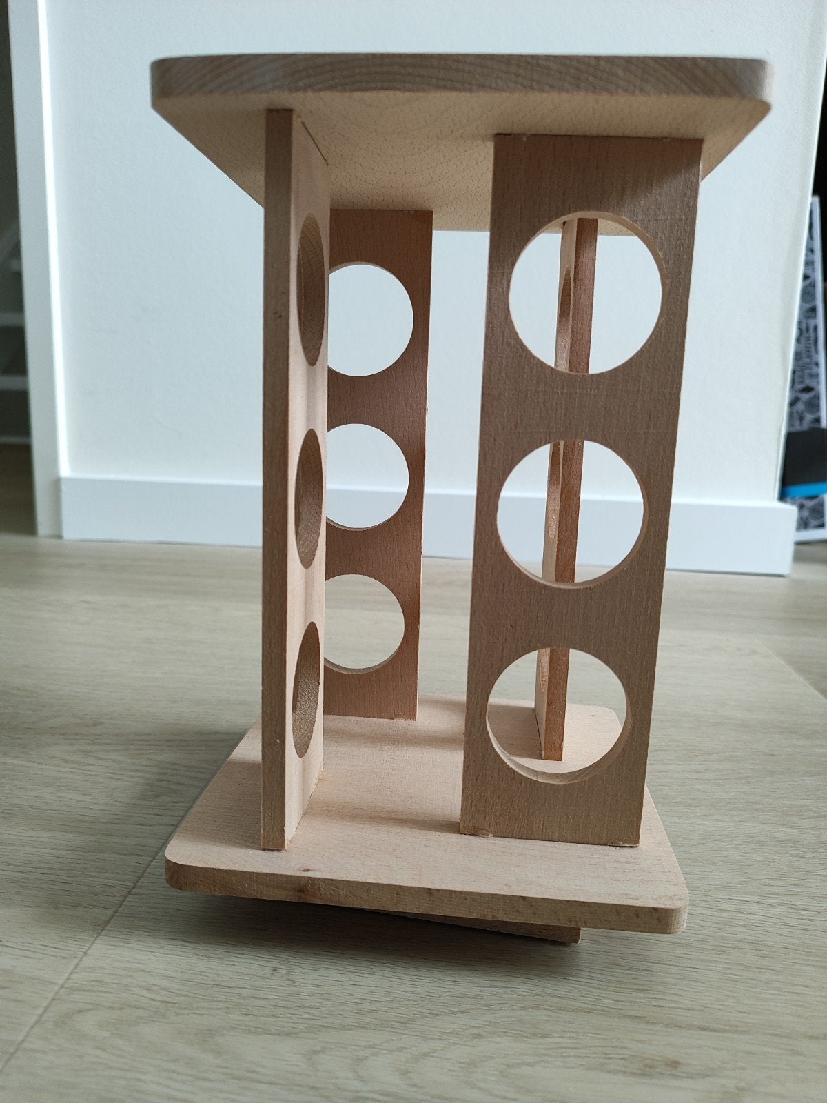 Kruidenrekje carrousel, Huis en Inrichting, Minder dan 50 cm, Beige, Ophalen of Verzenden, Zo goed als nieuw