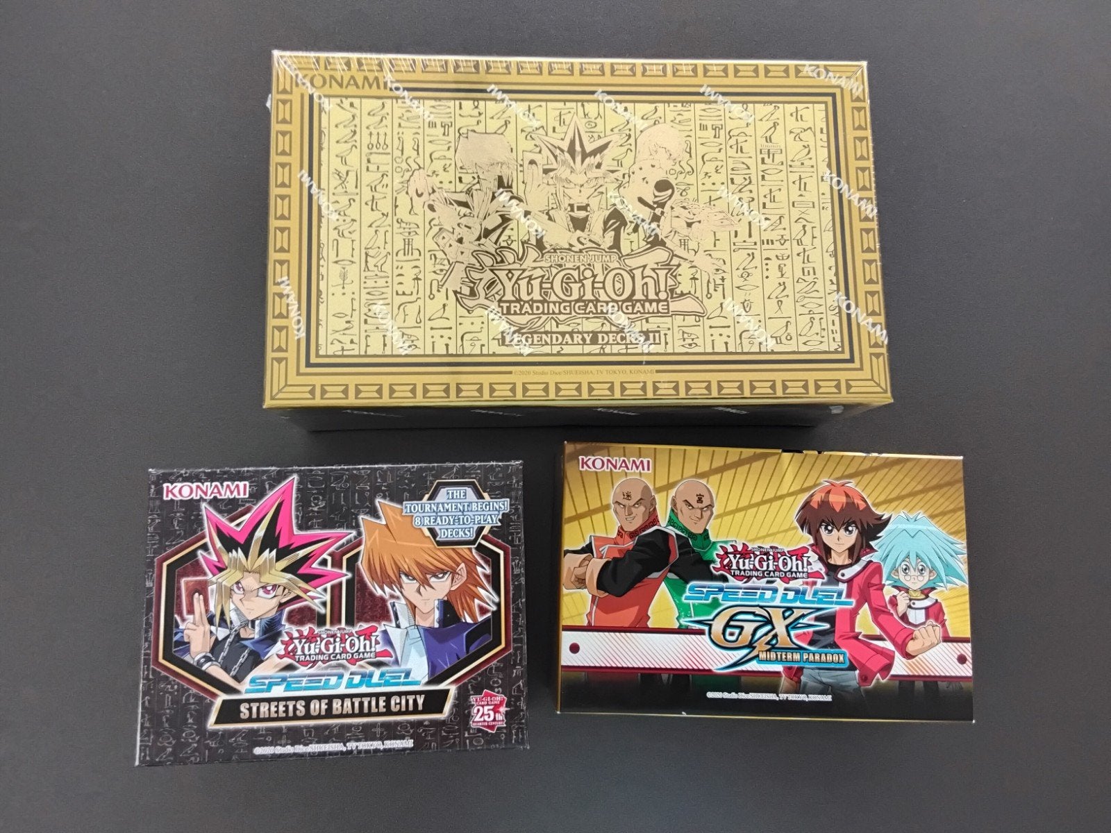 Yu-Gi-Oh! Legendary Decks II & Speed Duel Boxen, Hobby en Vrije tijd, Verzamelkaartspellen | Yu-gi-Oh!, Ophalen, Nieuw, Boosterbox