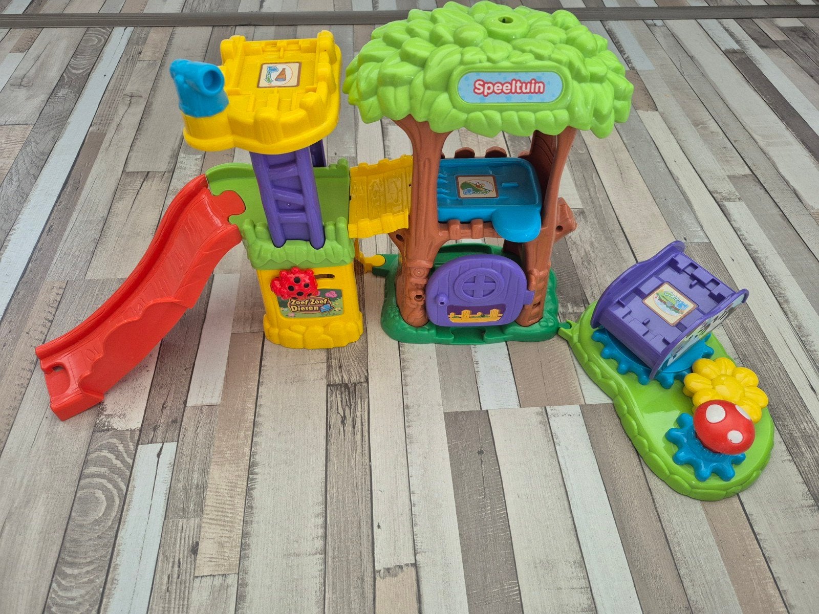 VTech Zoef Zoef Dieren Speeltuin met 2 dieren, Ophalen, Gebruikt, Jongen of Meisje