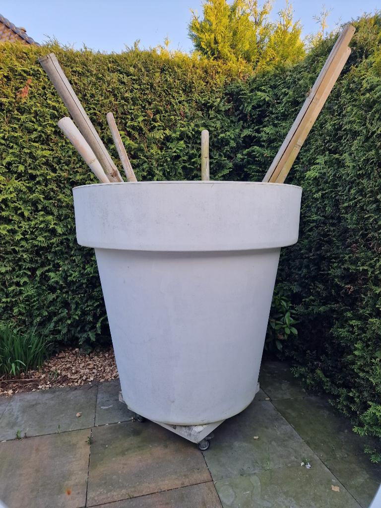 XXL bloempot, Tuin en Terras, Ophalen, Kunststof, Gebruikt, 100 cm of meer
