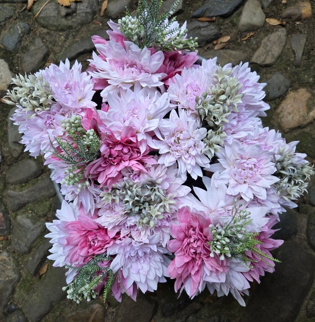 BOEKETJE - KUNST - DAHLIA - TWEE SOORTEN, Ophalen of Verzenden, Nieuw