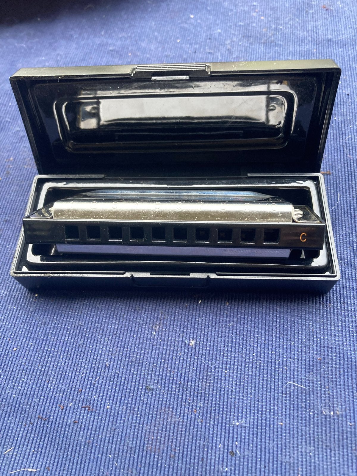 Mondharmonica in C met koffer, Muziek en Instrumenten, Ophalen of Verzenden, Met koffer of doosje, Diatonisch, C-mondharmonica