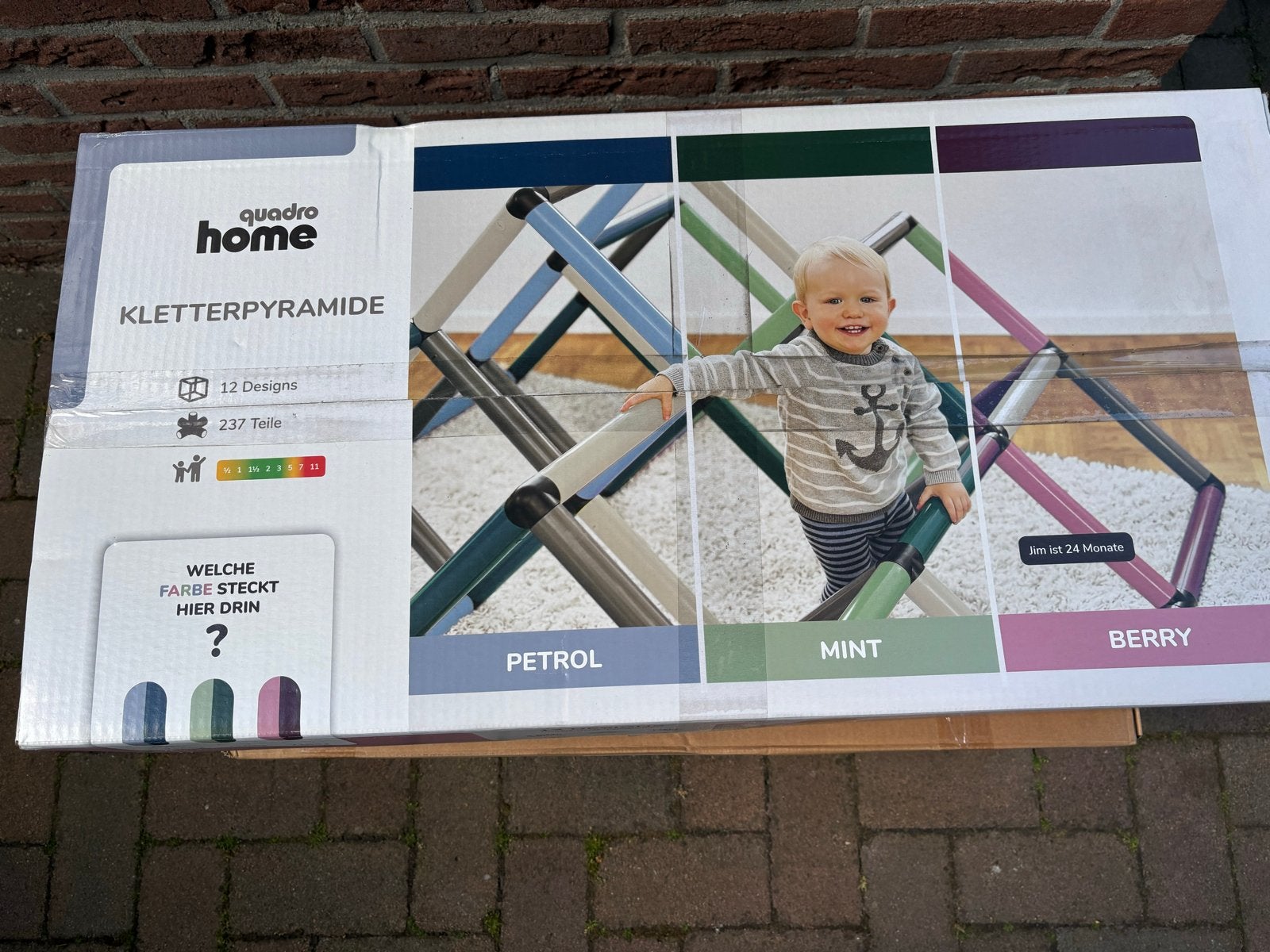 Quadro Home Klimpyramide - Klimtoestel voor kinderen, Kinderen en Baby's, Ophalen of Verzenden, Nieuw, Klimwand