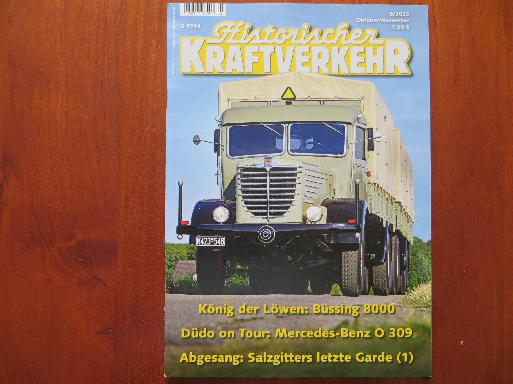 Historischer Kraftverkehr 5 2022 Büssing 8000 GD6, O 309, Ophalen of Verzenden, Nieuw, Mercedes