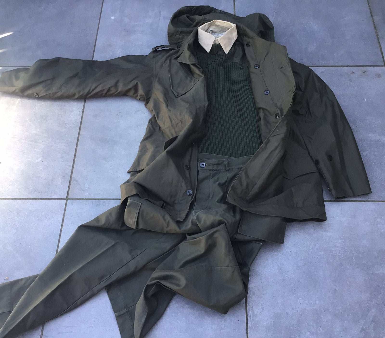 Kleding mariniers jaren 80, Ophalen of Verzenden, Marine, Nederland, Kleding of Schoenen