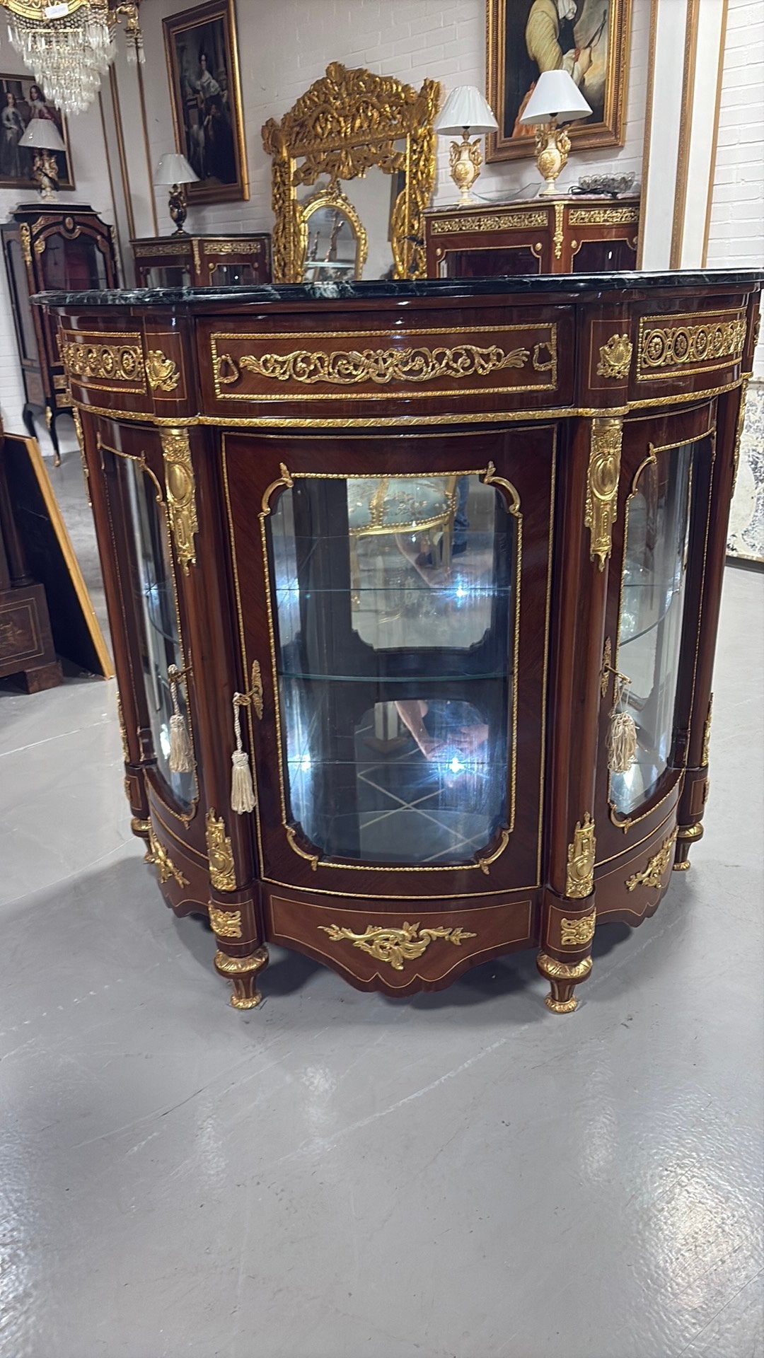 Napoleon kast vitrine deluxe ***, Ophalen of Verzenden