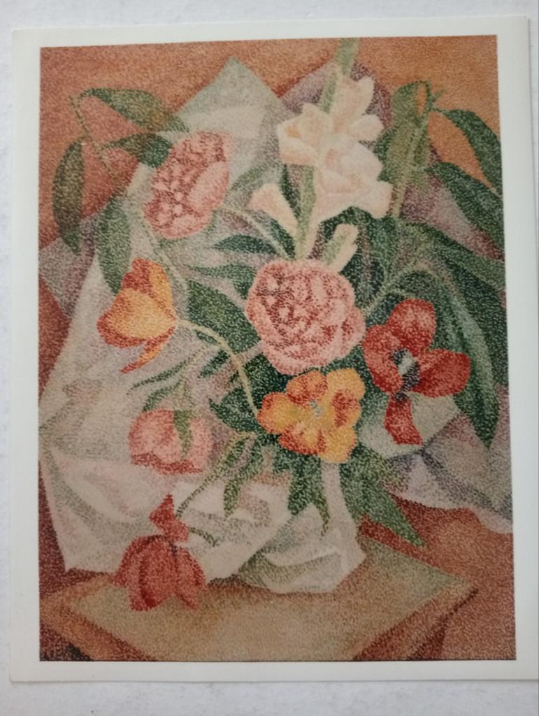 Marevna Maria Vorobrieff 'Het Rode Bloemstuk' persfoto, Ophalen of Verzenden