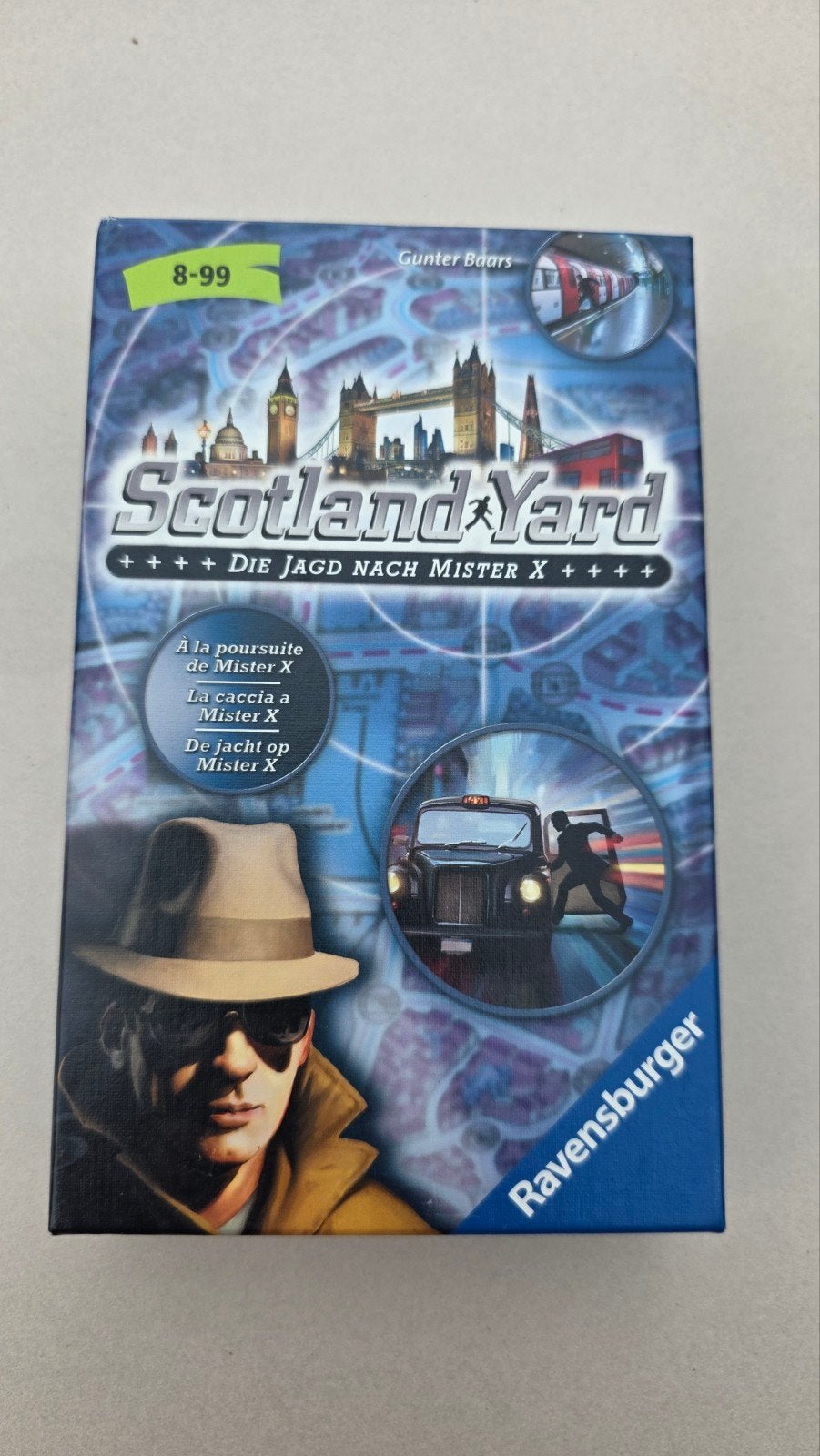Spel Scotland Yard van Ravensburg z.g.a.n., Hobby en Vrije tijd, Gezelschapsspellen | Bordspellen, Een of twee spelers, Ophalen of Verzenden