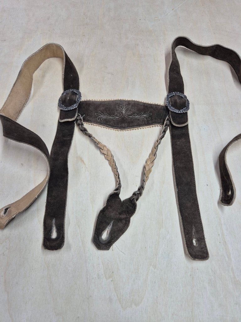 Lederhosen bretels Oktoberfeest, Kleding | Heren, Overige maten, Ophalen of Verzenden, Accessoires, Overige thema's