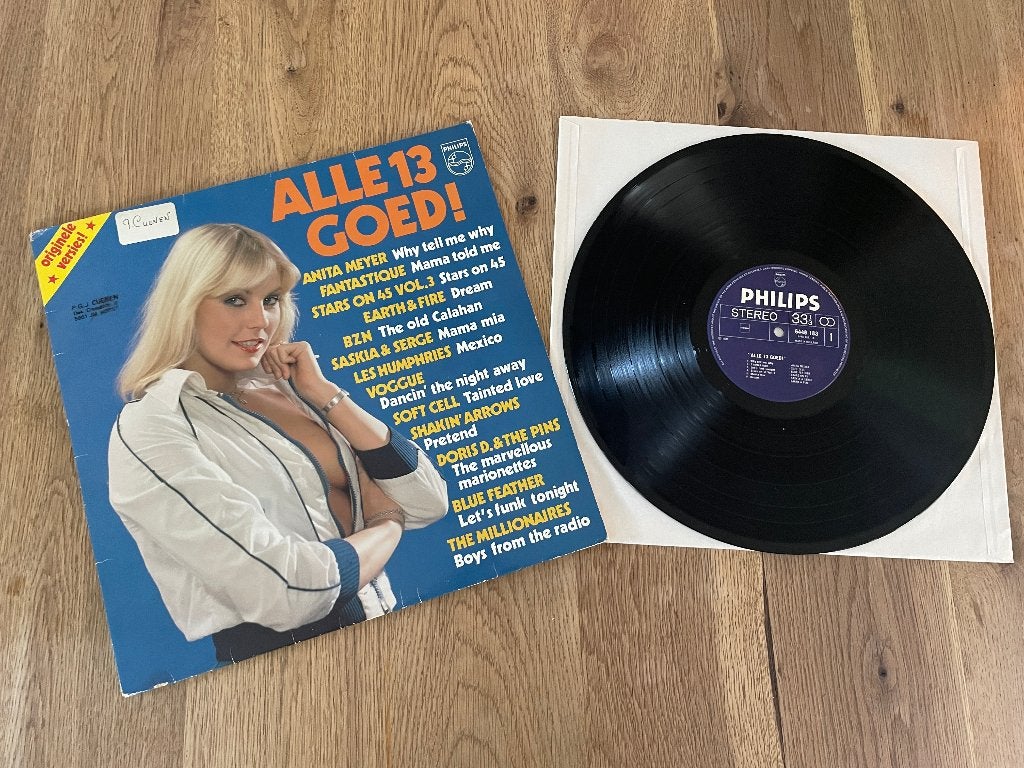 D437 Vinyl LP Alle 13 Goed! Philips. Anita Meyer Soft Cell, LP, Gebruikt, Ophalen of Verzenden, Pop