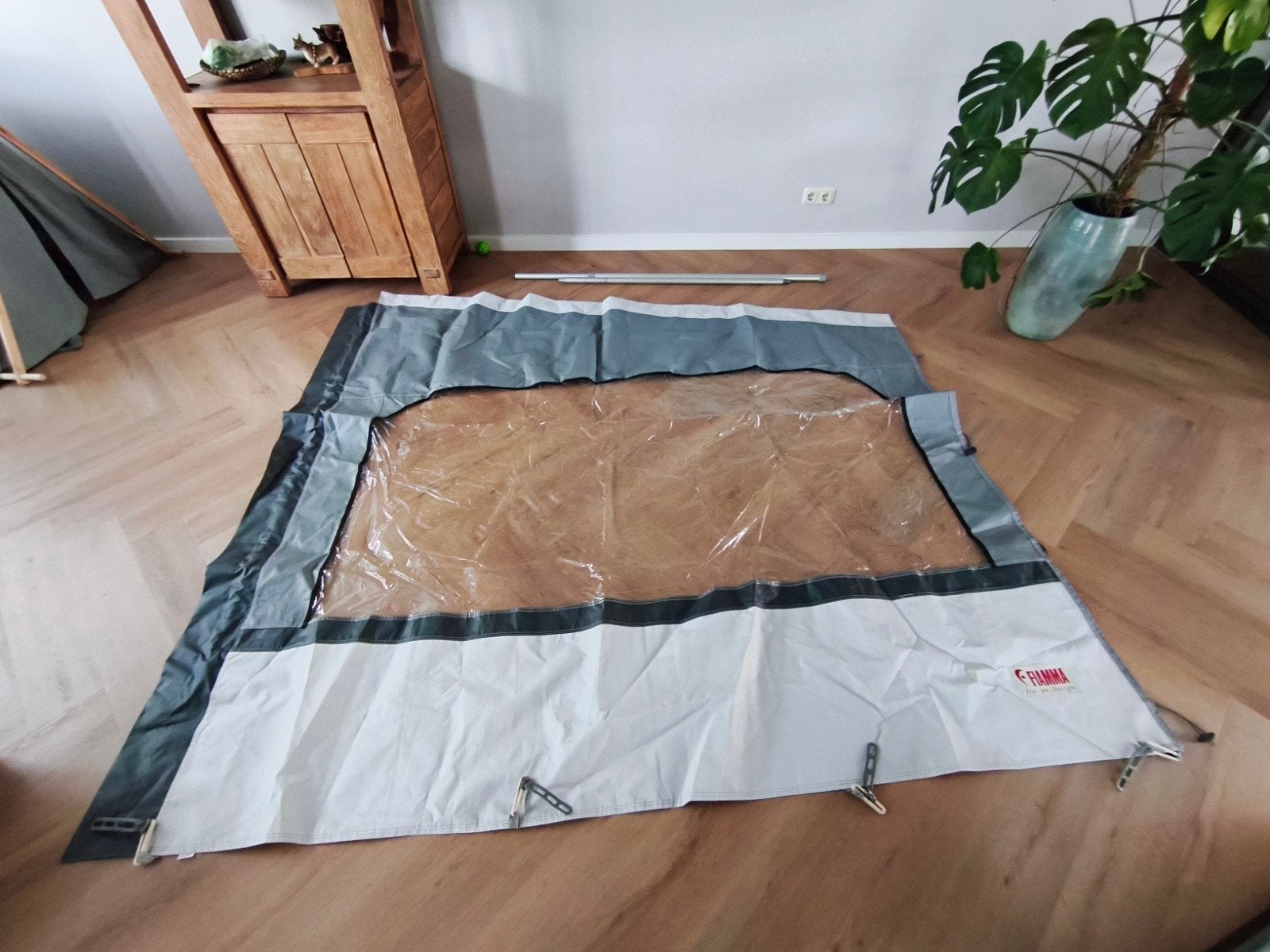 Fiamma Zijwand luifel 2,5m, Caravans en Kamperen, Caravan accessoires, Ophalen of Verzenden, Zo goed als nieuw