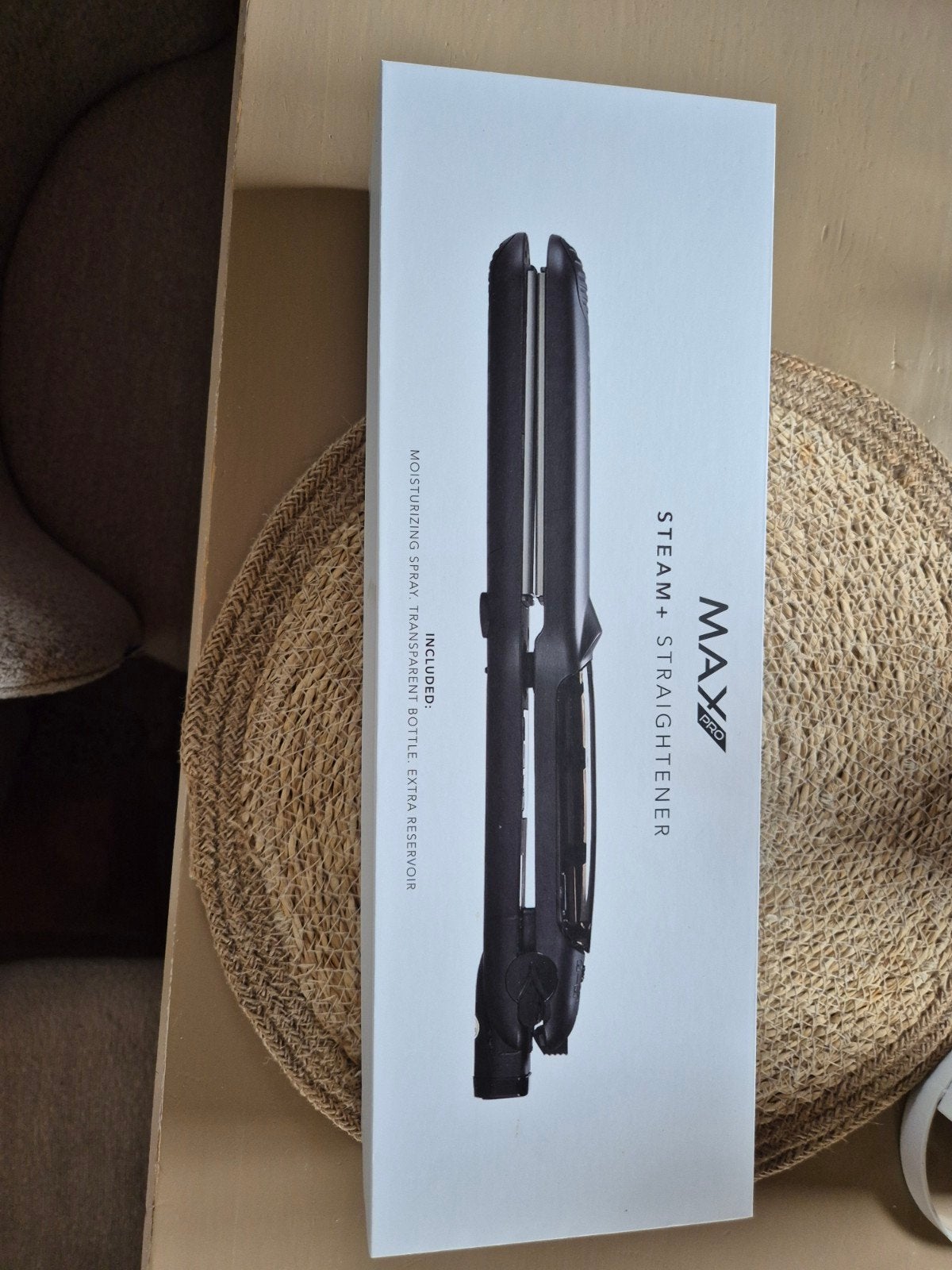 Nieuwe MAX PRO Steam+ Stijltang met Titanium platen, Ophalen of Verzenden, Nieuw, Krultang of Stijltang