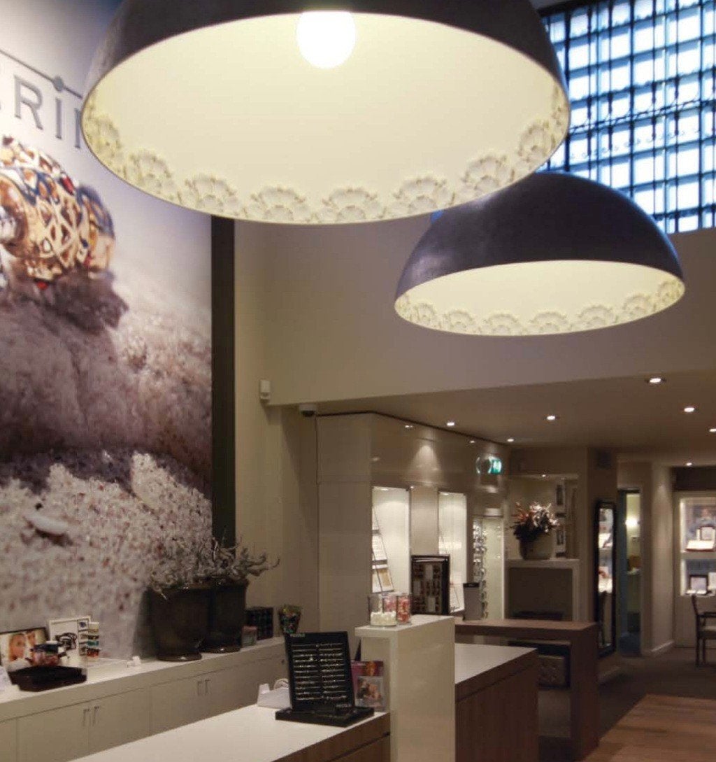 1x Merk Kunstlicht, Cup Decor 100 design hanglamp, Ophalen, Zo goed als nieuw, Kunststof, E27 (groot)