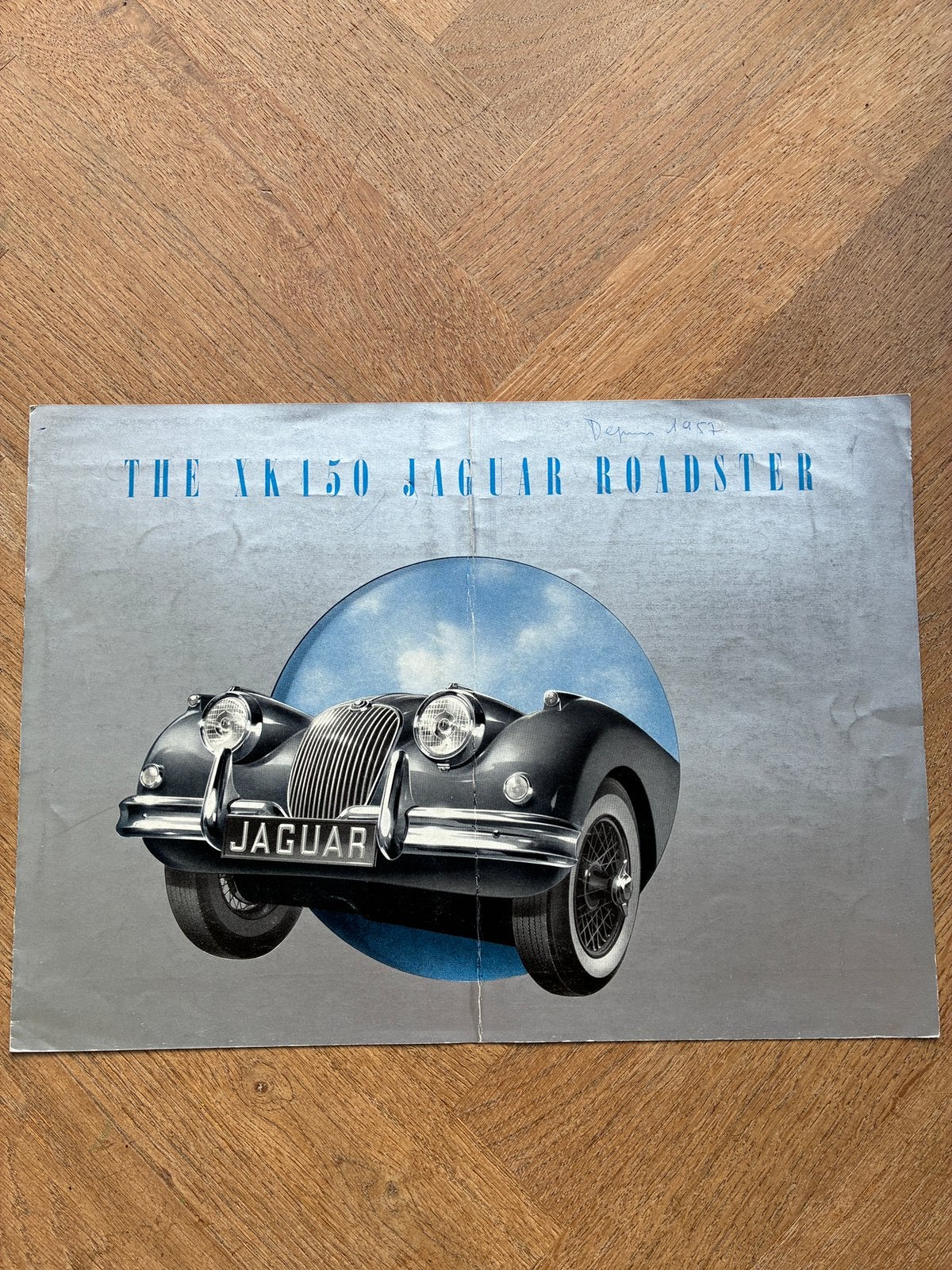 Jaguar XK150 Roadster brochure, Verzenden, Gelezen, Overige merken