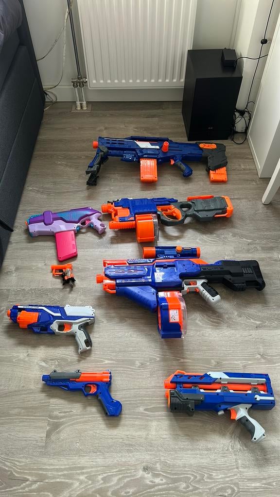 Nerf pistolen en geweren, Ophalen, Zo goed als nieuw