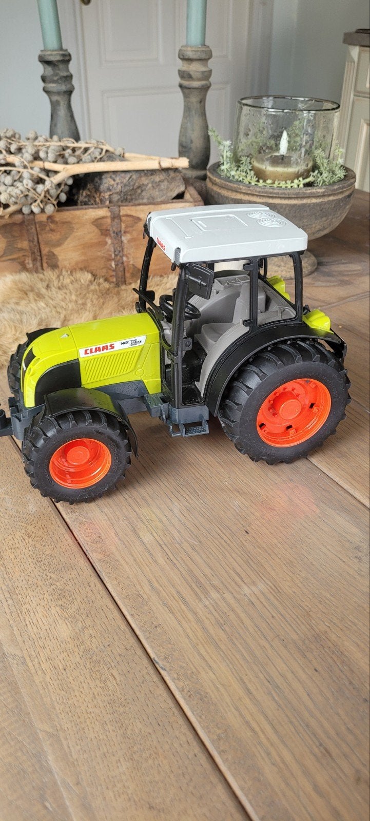 Stoere Bruder Claas Nectis 267 F Tractor!, Ophalen of Verzenden, Gebruikt