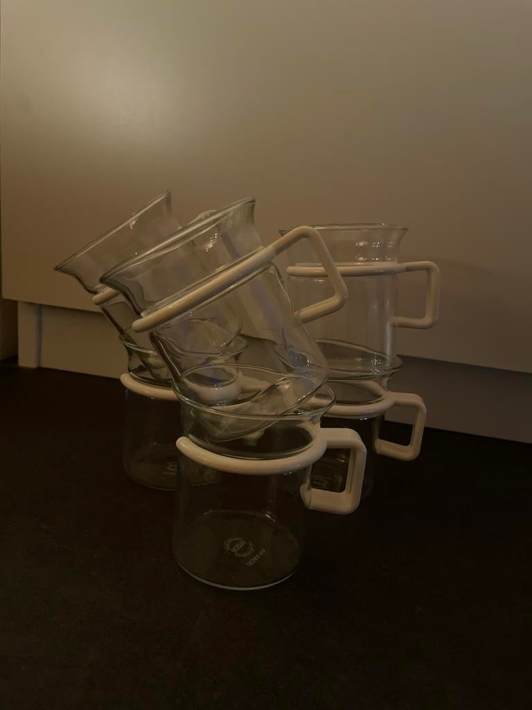 Theeglazen, Ophalen of Verzenden, Overige stijlen, Kop(pen) en/of Schotel(s), Glas
