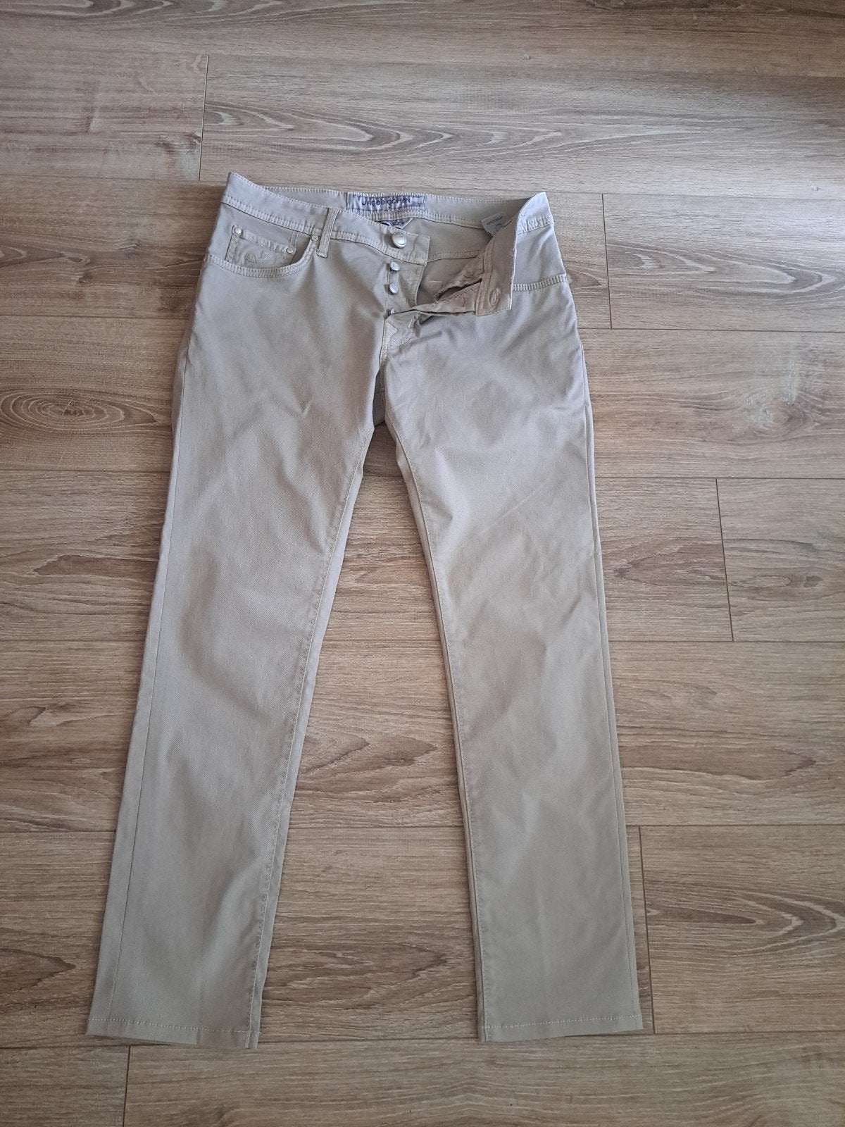 Jacob Cohën. 622 broek maat 32. Perfecte nieuwstaat!, Maat 48/50 (M), Beige, Ophalen of Verzenden, Zo goed als nieuw
