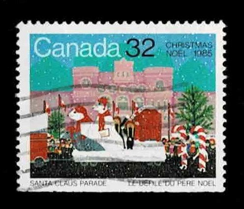 postzegel 939 Canada Kerstmis, Ophalen of Verzenden, Gestempeld, Noord-Amerika